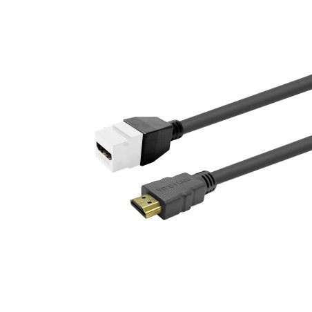Keystone White HDMI Female to