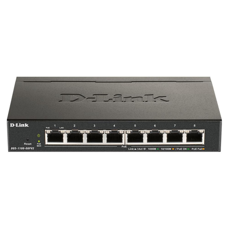 8-Port PoE Gigabit Smart