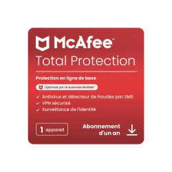 McAfee Total Protection - Licencia de suscripción (1 año) - 1 disposit