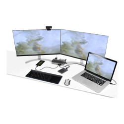 StarTech.com Dock USB-C o USB-A - Docking Station Universal Híbrido pa