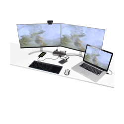 StarTech.com Dock USB-C o USB-A - Docking Station Universal Híbrido pa
