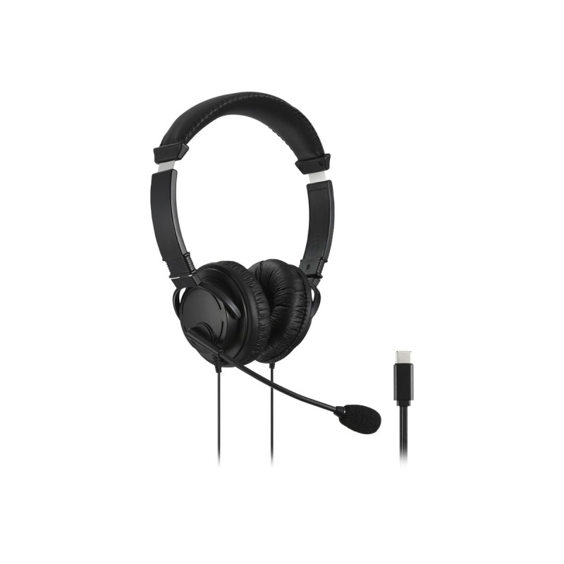 Kensington Hi-Fi USB-C Headphones with Mic - Auricular - en oreja - ca