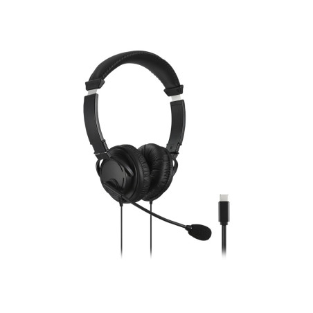 Kensington Hi-Fi USB-C Headphones with Mic - Auricular - en oreja - ca