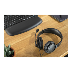 Kensington Hi-Fi USB-C Headphones with Mic - Auricular - en oreja - ca