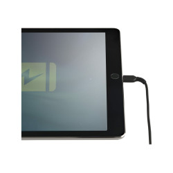 Startech Cable USB-A a Lightning Resistente de 15 cm - de Color Negro