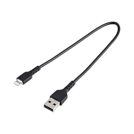 30CM USB To Lightning Cable Apple Mfi Certified - Black | APLIUM