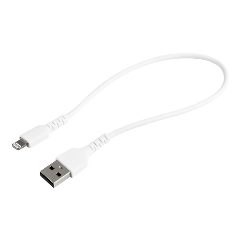 30CM USB To Lightning Cable Apple Mfi Certified - White | APLIUM