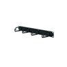 1U Horizontal Cable Organizer Black
