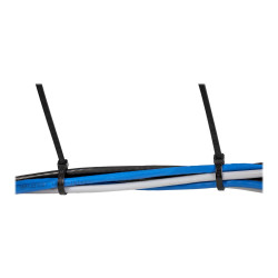 100 Pack 10 Cable Ties -BLACK Nylon Zip Tie Wraps Ul Taa | APLIUM