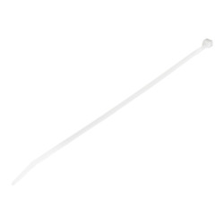 StarTech.com Bridas Sujetacables Blancas de 25 cm - Paquete de 100 - L