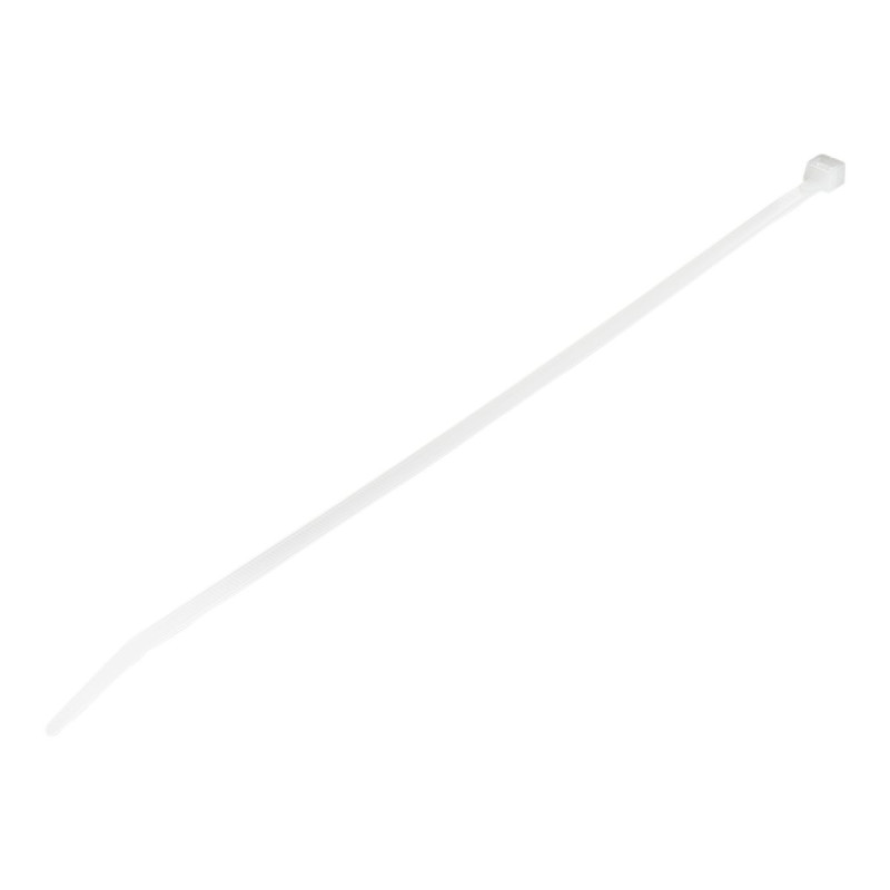 StarTech.com Bridas Sujetacables Blancas de 25 cm - Paquete de 100 - L