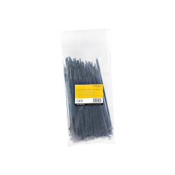 StarTech.com Bridas Sujetacables Negras de 20 cm - Paquete de 100 - Li