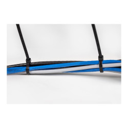 StarTech.com Bridas Sujetacables Negras de 20 cm - Paquete de 100 - Li
