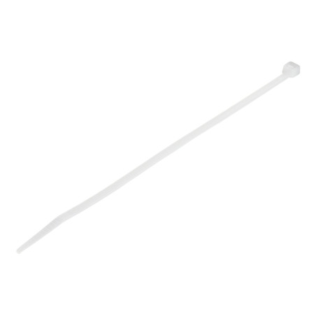 StarTech.com Bridas Sujetacables Blancas de 20 cm - Paquete de 100 - L