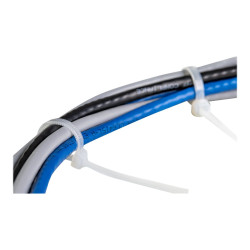 StarTech.com Bridas Sujetacables Blancas de 20 cm - Paquete de 100 - L