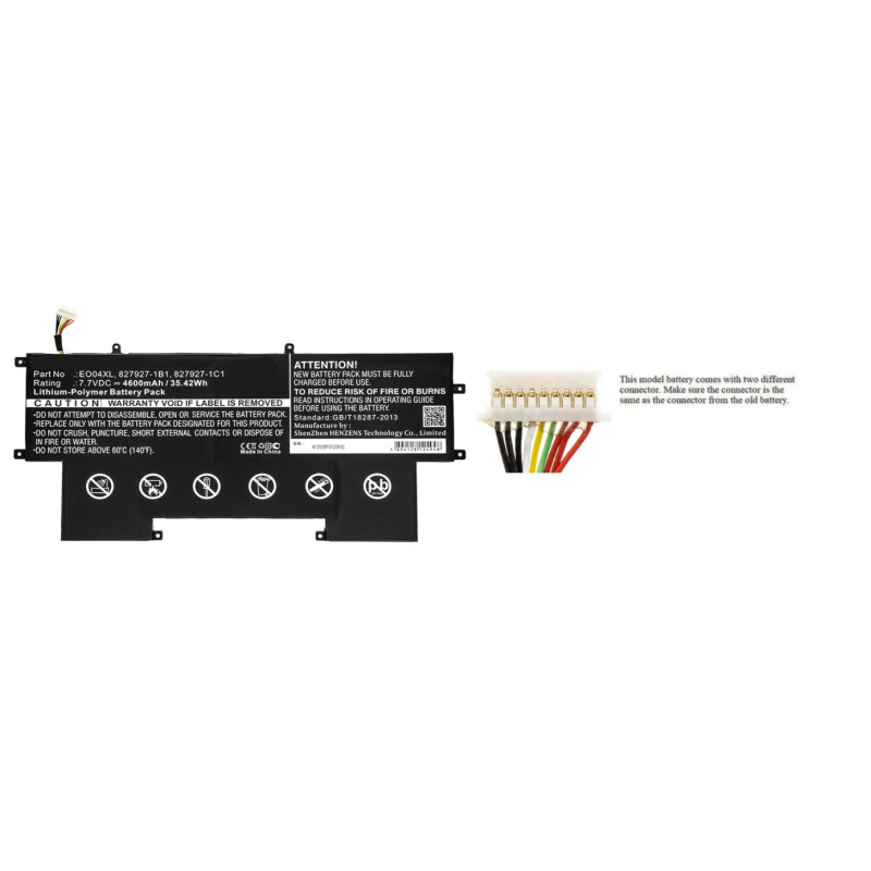 Laptop Battery for HP 35.42Wh