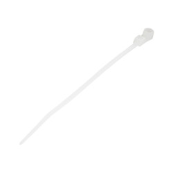 100 Pack Of Plastic Zip Ties With Screw Hole 4 | APLIUM
