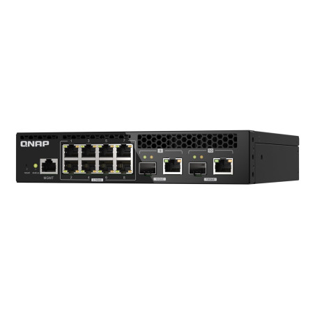 QSW-M2108R-2C 8X2.5GBPS2X10GBPS SFP+/ Nbase-t Webmanag Switc | APLIUM