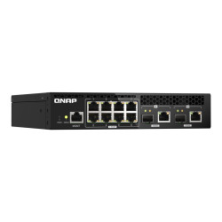 QNAP QSW-M2108R-2C - Conmutador - Gestionado - 8 x 2.5GBase-T + 2 x co