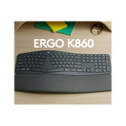 Teclado Inalámbrico Logitech Ergo K860