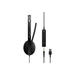 EPOS ADAPT 165T USB II - ADAPT 100 Series - auricular - en oreja - cab