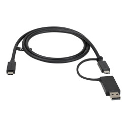 StarTech Cable USB-C de 1m con Llave Adaptador (Dongle) a USB-A - Cabl