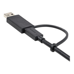 StarTech Cable USB-C de 1m con Llave Adaptador (Dongle) a USB-A - Cabl