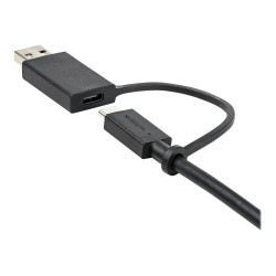 StarTech Cable USB-C de 1m con Llave Adaptador (Dongle) a USB-A - Cabl