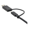 StarTech Cable USB-C de 1m con Llave Adaptador (Dongle) a USB-A - Cabl