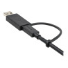 StarTech Cable USB-C de 1m con Llave Adaptador (Dongle) a USB-A - Cabl