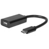 USB3.1 C-MiniDP. M/F. 15cm