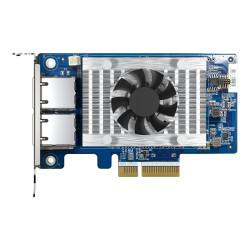 QNAP QXG-10G2T-X710 - Adaptador de red - PCIe3.0 x4 perfil bajo - 10Gb
