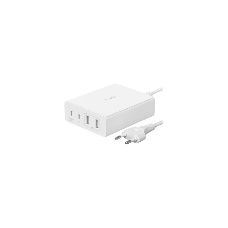 Belkin GaN - Adaptador de corriente - 108 vatios - 4 conectores de sal