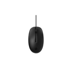 HP 128 - Ratón - laser - cableado - negro