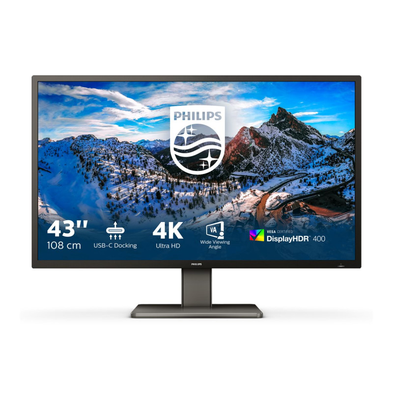 Philips 439P1 - Monitor LED - 43" - 3840 x 2160 4K @ 60 Hz - | APLIUM