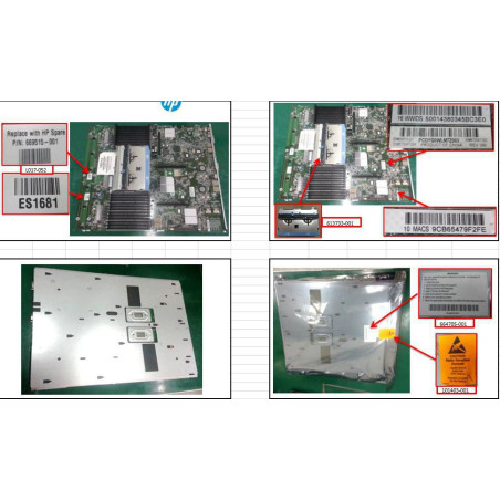 System board for HP ProLiant