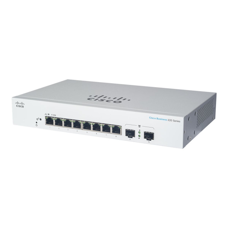 Cisco Business 220 Series CBS220-8FP-E-2G - Conmutador - int | APLIUM