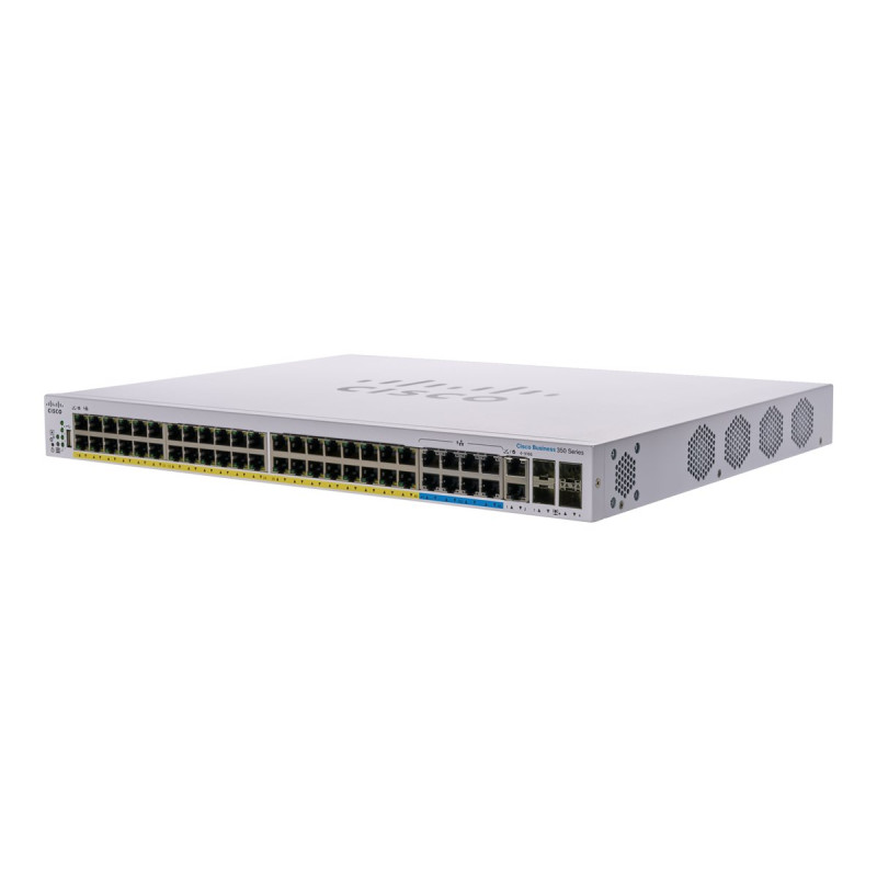 Cisco Business 350 Series CBS350-48NGP-4X - Conmutador - L3 - Gestiona