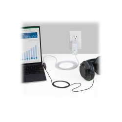 USB C Audio + Charge Adapter 3.5MM Headset Jack + Pd Chargin | APLIUM