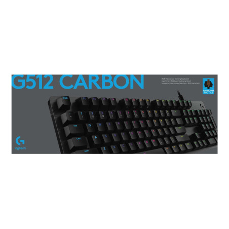 Logitech Gaming G512 - Teclado - retroiluminación - USB - AZERTY - fra