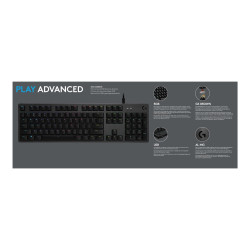 Logitech Gaming G512 - Teclado - retroiluminación - USB - AZERTY - fra