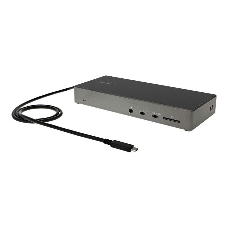 StarTech.com Dock USB-C - Docking Station USB Tipo C para 3 Monitores