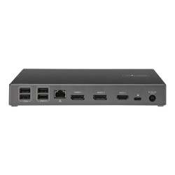 StarTech.com Dock USB-C - Docking Station USB Tipo C para 3 Monitores