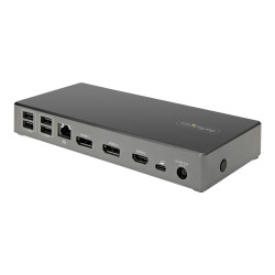 StarTech.com Dock USB-C - Docking Station USB Tipo C para 3 Monitores