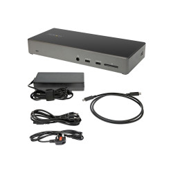 StarTech.com Dock USB-C - Docking Station USB Tipo C para 3 Monitores
