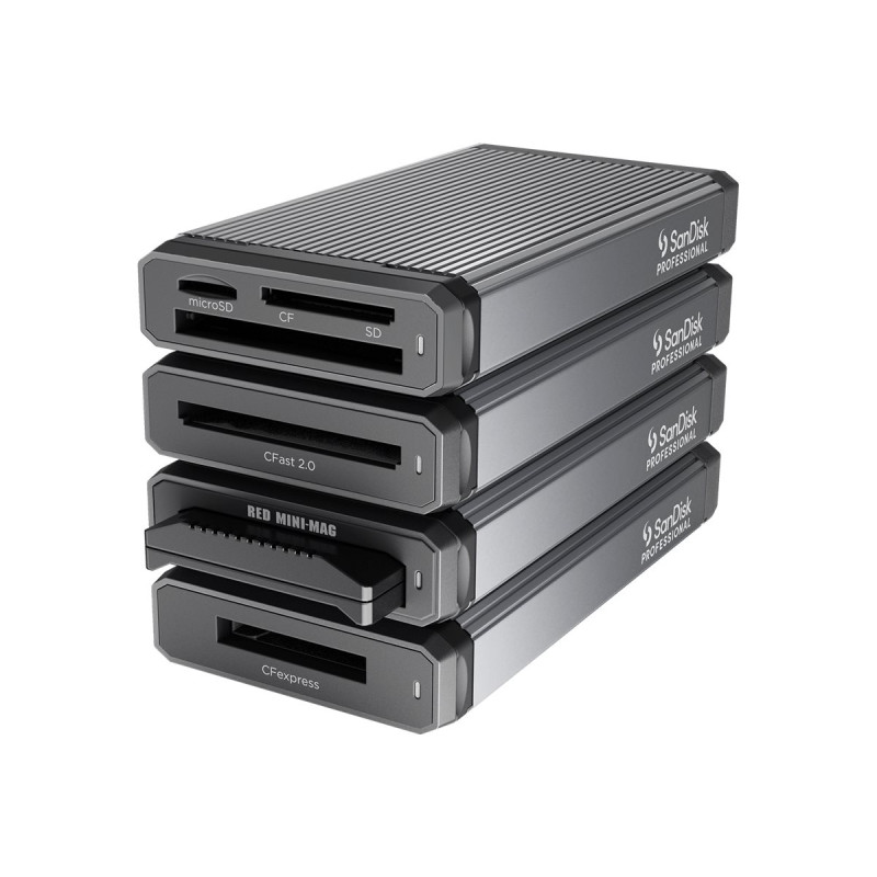 SanDisk Professional PRO-READER - Lector de tarjetas (SD, CF, microSD)