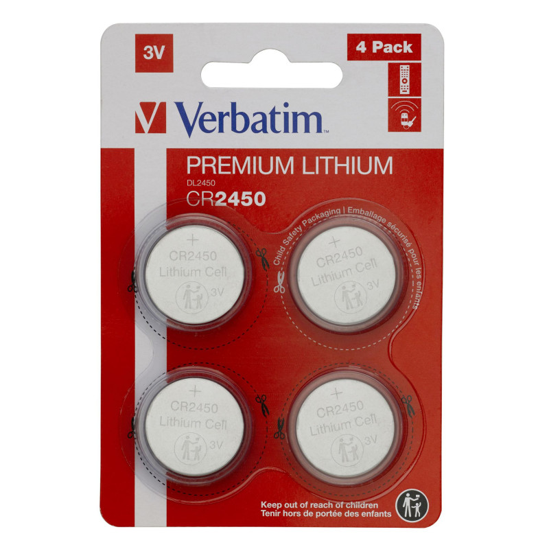 LITHIUM BATTERY CR2450 3V 4