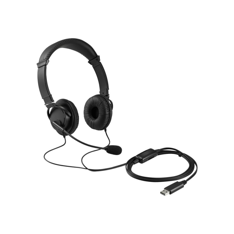 Kensington USB Hi-Fi Headphones - Auriculares con diadema con micro -