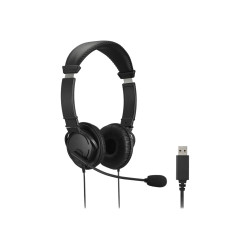 Kensington USB Hi-Fi Headphones - Auriculares con diadema con micro -