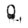 Kensington USB Hi-Fi Headphones - Auriculares con diadema con micro -